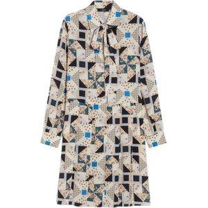 Weekend Max Mara, Dames, Jurken, Veelkleurig, Maat: XS Zijde,