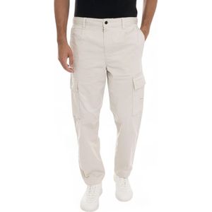 Hugo, Heren, Broeken, Beige, Maat: W30 Katoen,