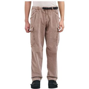 White Sand, Heren, Broeken, Beige, Maat: XS Katoen,