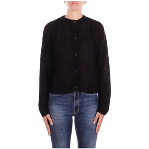 Max Mara, Dames, Truien, Zwart, Maat: XS Wol,