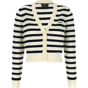 A.p.c., Dames, Truien, Veelkleurig, Maat: L Katoen,