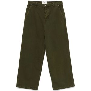 Ami Paris, Dames, Jeans, Groen, Maat: W30 Katoen,