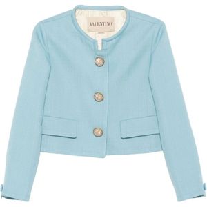 Valentino, Dames, Jassen, Blauw, Maat: S Viscose,