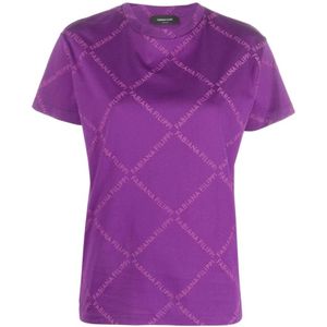 Fabiana Filippi - Jersey T-shirt - Rood - Dames - Tops