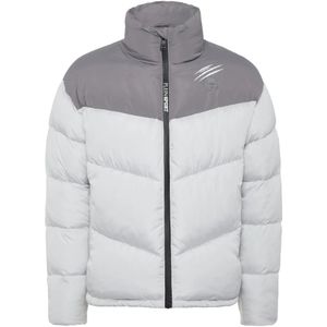 Plein Sport, Heren, Jassen, Grijs, Maat: L Nylon,