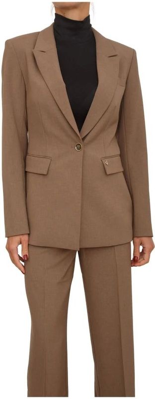 Guess - Dorothee - Blazer - Bruin - Dames - Polyester