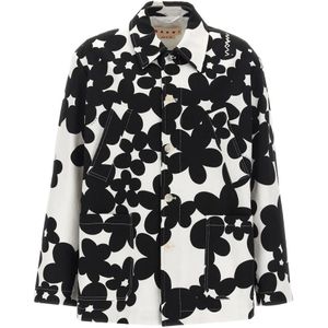 Marni, Heren, Jassen, Veelkleurig, Maat: L Katoen,