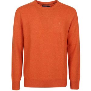 Polo Ralph Lauren, Heren, Truien, Oranje, Maat: S