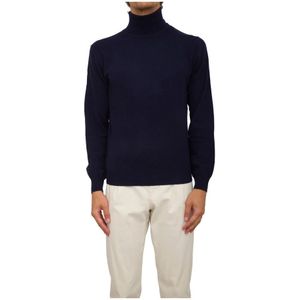 Corneliani, Heren, Truien, Blauw, Maat: 2XL Wol,