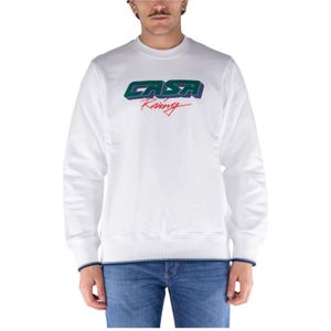 Casablanca, Heren, Sweatshirts & Hoodies, Wit, Maat: M