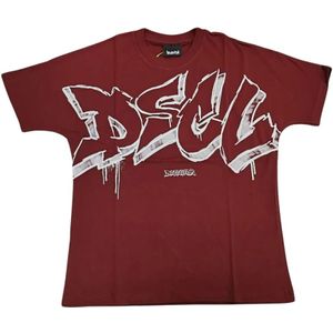 Disclaimer, Heren, Tops, Rood, Maat: M Jersey,