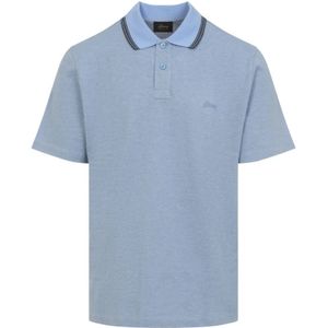 Brioni, Heren, Tops, Blauw, Maat: M Katoen,