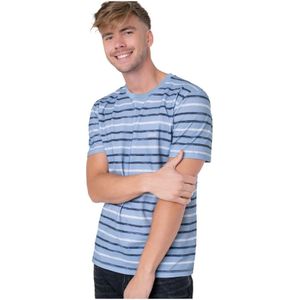 Guess, Heren, Tops, Blauw, Maat: 2XL Katoen,