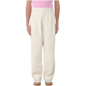 Family First, Heren, Broeken, Wit, Maat: XL Corduroy,