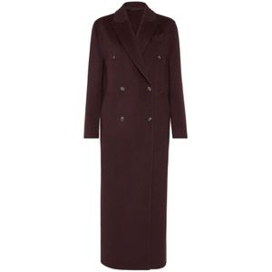 Brunello Cucinelli, Dames, Mantels, Rood, Maat: XS