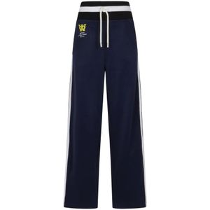 Off White, Dames, Broeken, Blauw, Maat: XS