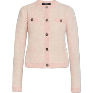 Versace, Dames, Truien, Roze, Maat: XS Mohair,
