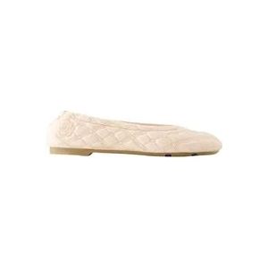 Burberry Luxe Kalfsleren Ballerina , Beige , Dames , Maat: 39 EU