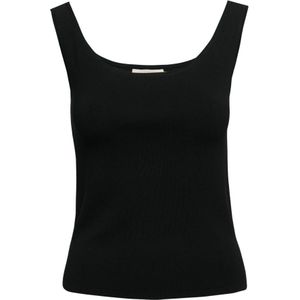 Wakakuu Icons, Dames, Tops, Zwart, Maat: S Leer,