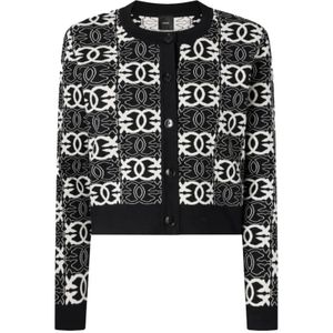 Pinko, Dames, Truien, Zwart, Maat: L