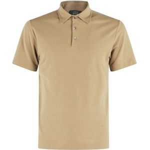 Zanone, Heren, Tops, Bruin, Maat: XL Katoen,