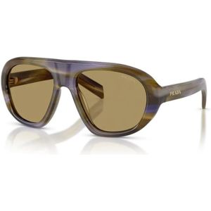 Prada - PR C05S - Zonnebrillen - Bruin - Acetaat - Geometrisch