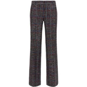 Missoni, Dames, Broeken, Veelkleurig, Maat: L Leer,