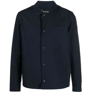 Herno, Heren, Jassen, Blauw, Maat: M Polyamide,