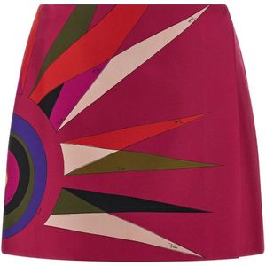 Pucci, Dames, Rokken, Veelkleurig, Maat: XS Zijde,