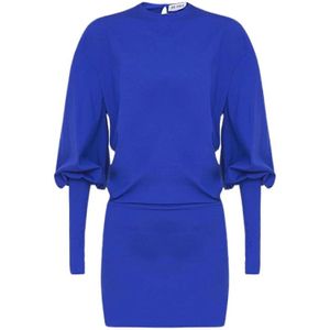 The Attico, Dames, Jurken, Blauw, Maat: XS Spandex,