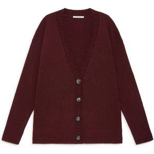 Maliparmi, Dames, Truien, Rood, Maat: XS Kasjmier,