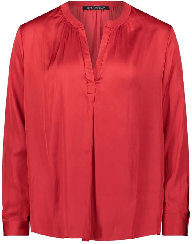 Blouseshirt met V-hals