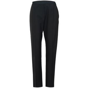 Msgm, Dames, Broeken, Zwart, Maat: S Wol,
