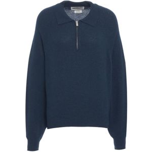 Crush, Dames, Truien, Blauw, Maat: S Kasjmier,