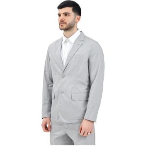 Armani Exchange, Heren, Jassen, Grijs, Maat: XL Katoen,