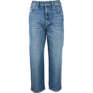 Diesel, Dames, Jeans, Blauw, Maat: W30 Katoen,