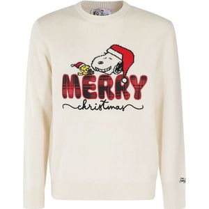 MC2 Saint Barth, Heren, Truien, Wit, Maat: M