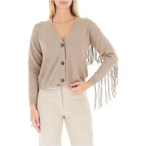 Marella, Dames, Truien, Grijs, Maat: S Viscose,