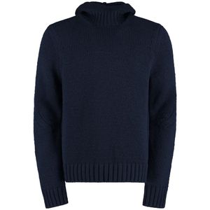 Bottega Veneta, Heren, Truien, Blauw, Maat: M Wol,