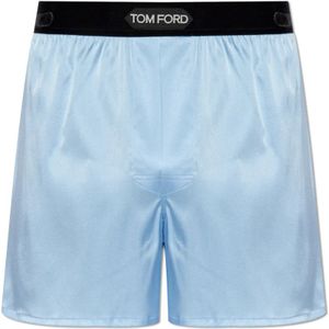 Tom Ford, Heren, Ondergoed, Blauw, Maat: XS Zijde,