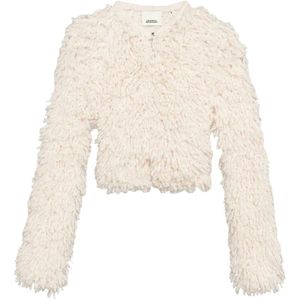 Isabel Marant, Dames, Jassen, Beige, Maat: S Wol,