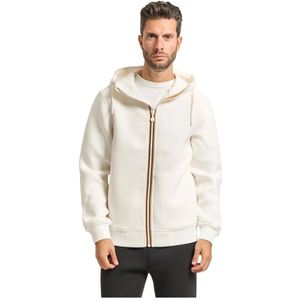 K-Way, Heren, Sweatshirts & Hoodies, Wit, Maat: L