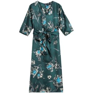 Max Mara, Dames, Jurken, Veelkleurig, Maat: L Zijde,