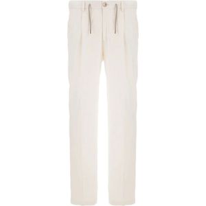 Herno, Heren, Broeken, Wit, Maat: XL Zijde,