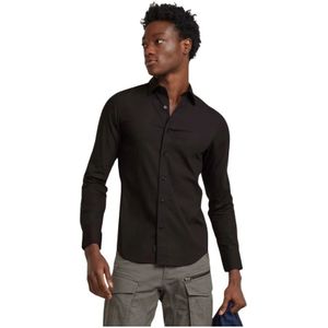 G-star, Heren, Overhemden, Zwart, Maat: XS