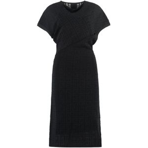 Givenchy, Dames, Jurken, Zwart, Maat: S Viscose,