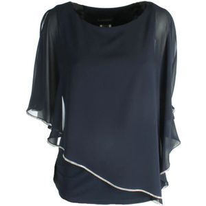 Frank Lyman, Dames, Blouses & Shirts, Blauw, Maat: L