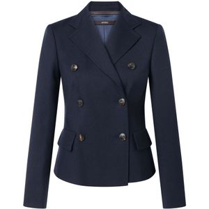 Windsor, Dames, Jassen, Blauw, Maat: L Leer,