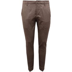 Dondup, Heren, Broeken, Beige, Maat: W32 Wol,