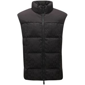 Armani - Donsvest - Zwart - Heren - Polyester